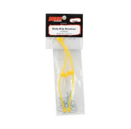 Du-Bro Body Klip Retainer, With Rubber Attachments, For RC